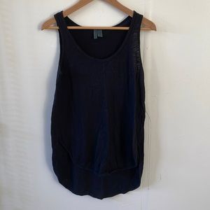 Left of Center - black - tank - XS